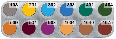 Water Make-up Palet Grimas 12B