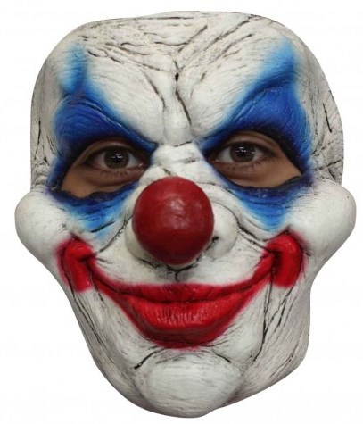 Latex Gezichtsmasker Clown