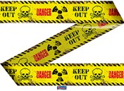 Markeerlint Geel Keep Out/Danger (15m)