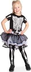 Skeletten Jurkje met Tutu voor meisjes