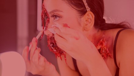 Halloween schmink die het verschil maakt tussen verkleed en écht eng