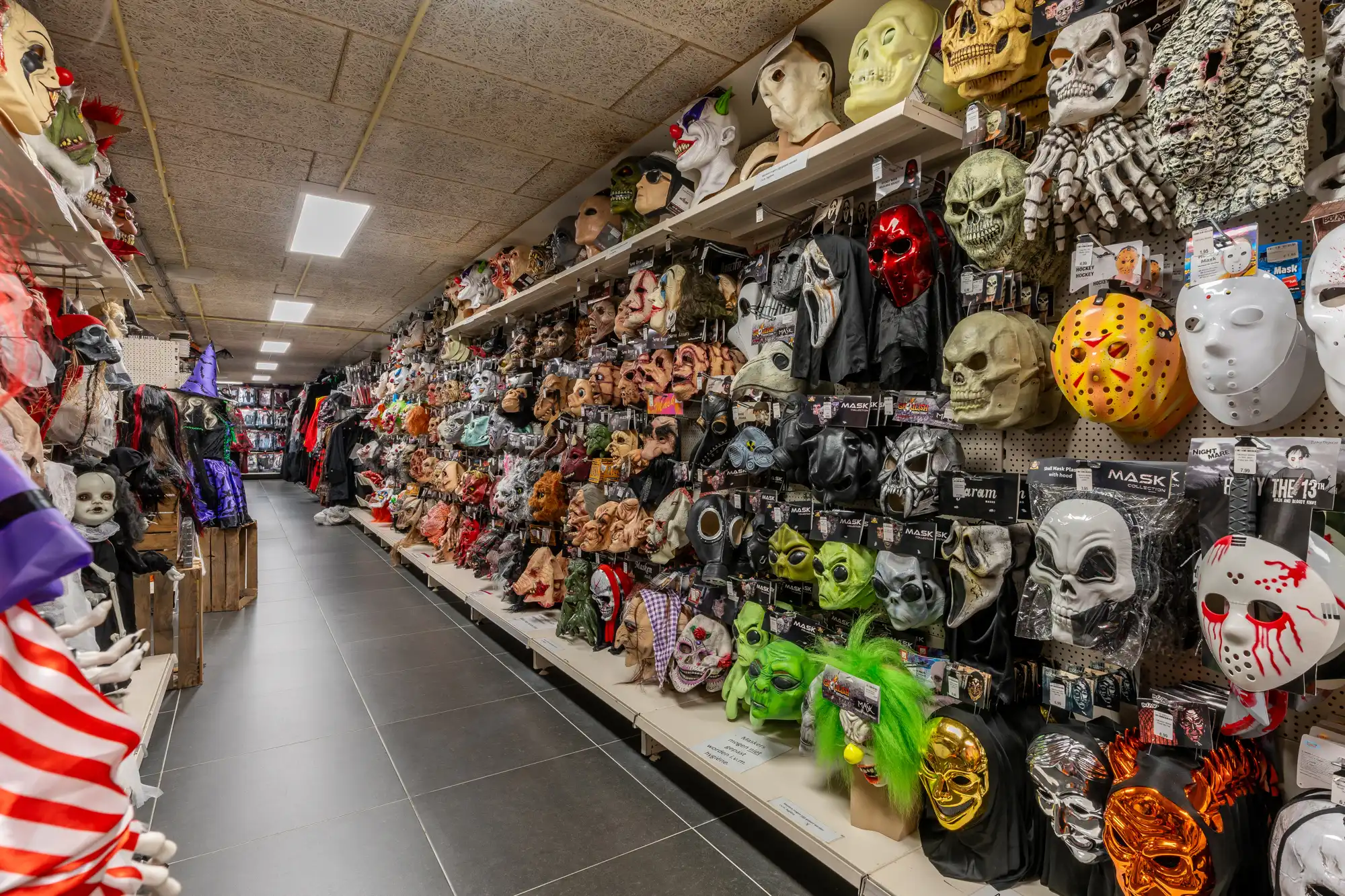 De winkel van Halloweenland