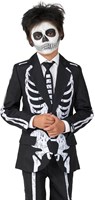 Kinderkostuum Suitmeister Skeleton Grunge Black (colbert)