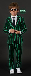 Pinstripe Black Kinderkostuum Suitmeister GID
