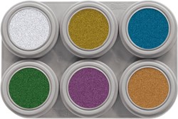 Water Make-up Grimas Palet 6 Metallic (2,5ml)