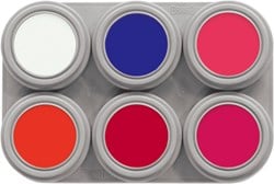 Water Make-up Grimas Fluor 6 Palet (2,5ml)