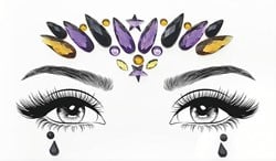 Face Jewels Halloween Evil Queen
