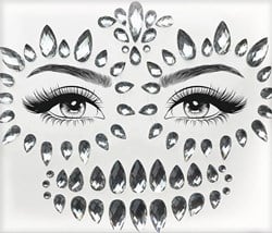 Face Jewels Halloween Sugar Skull
