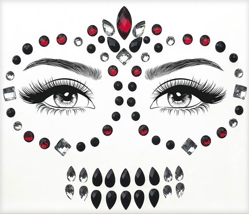 Face Jewels  Halloween Day of the Dead