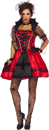 Kostuum Gothic Vampire voor Dames