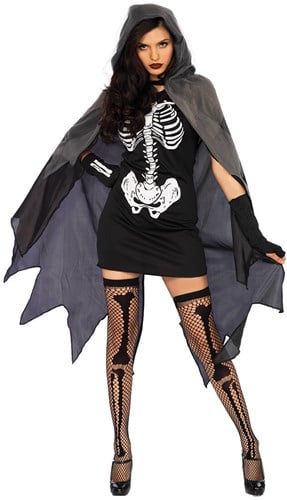 Grim Reaper Halloween Outfit Dame