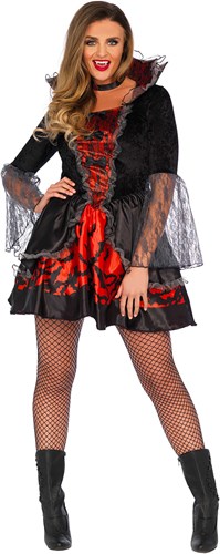 Kostuum Deadly Dark Vampire voor Dames